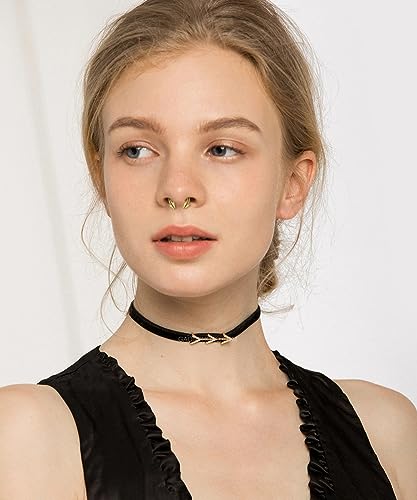 24Pcs 18G 16G Stainless Steel Septum Nose Rings Horseshoe Nose Hoops for Men Women Lip Ring Cartilage Tragus Helix Daith Earrings Septum Piercing Jewelry Replacement Balls Spikes4