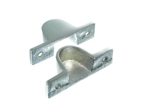 (Lot von 6) Oberlichtschnäpper Dachboden Tür-Zusatzschloss mit Schrauben chrom