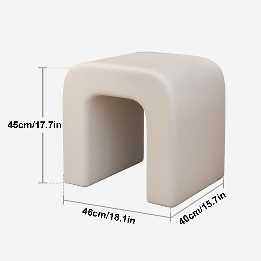 Pouf de salon et mobilier élégant en polyuréthane pour petits espaces