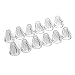 Musiclily Pro Universal Fitting Inch/Metric Size Plastic Guitar AMP Effect Pedal Knobs Pointer Amplifier Knobs, Transparent (Set of 12)