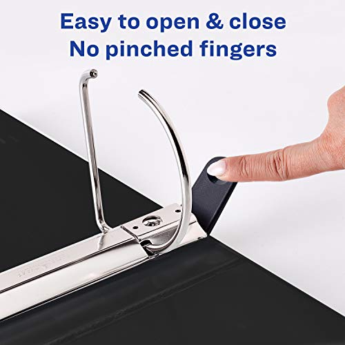 Avery Heavy-Duty View 3 Ring Binder, 5 Inch One Touch Ezd Rings, 2.3/4.8 Inch Spine, 1 Black Binder (79606) #TOP4
