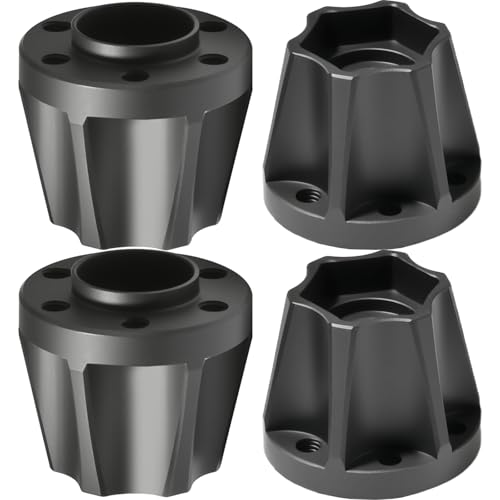 RC 18mm Metal Wheel Hex Hubs Extension Combiner Compatible with 1.9/2.2in Beadlock Wheel Rim Traxxas TRX4 SCX10 Axial Wraith Gen7 Gen8 D90 CC01 1/10...