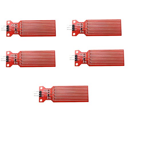 WINGONEER 5PCS Water Level Sensor Liquid Water Droplet Depth Detection Sensor for Arduino