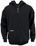 Arborwear Sudadera con Cremallera Completa de Doble Grosor para Hombre., Hombre, 400241, Negro, M