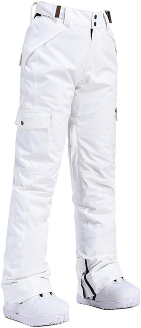 Men Women Winter Ski Pants Thick Outdoor Sports Breathable Snow Trousers Skiing Snowboarding Pants