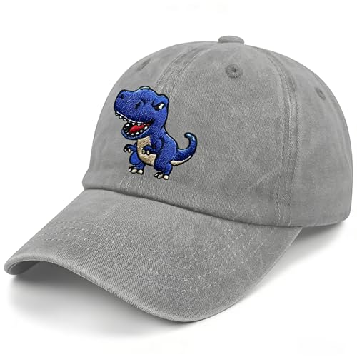 Embroidered Kids Hat Cute Dinosaur Hat Animal Baseball Cap Gift for Boys Girls