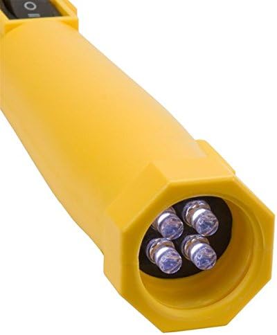 Close-up of the 4-LED spotlight on the end of the Bayco SLR-2134 work light