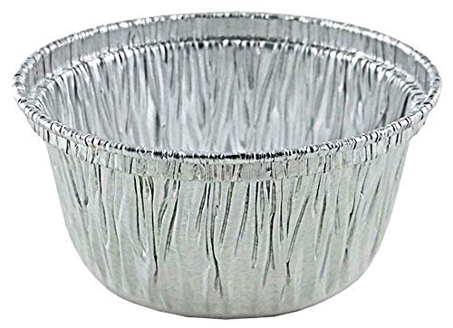 Handi-Foil 4 Oz. Aluminum Foil Utility/Muffin/Cupcake Ramekin Cup - Heavy Duty (Pack Of 50) #TOP20