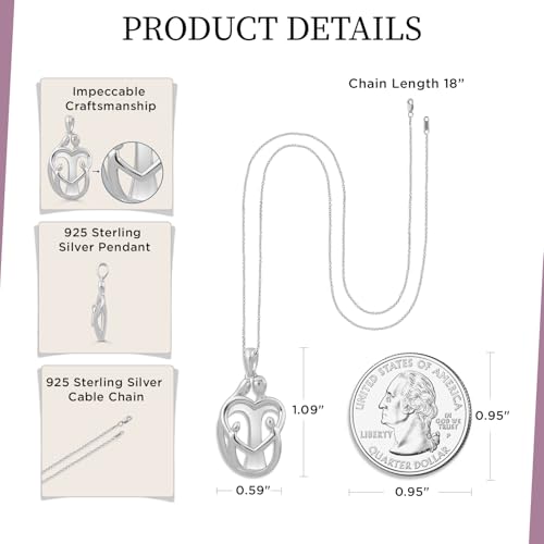 Jewelili Sterling Silver Family Pendant Necklace with 18" Cable Chain | Elegant Family Tree Jewelry for Women | Gift for Mother, Daughter, or Grandma3