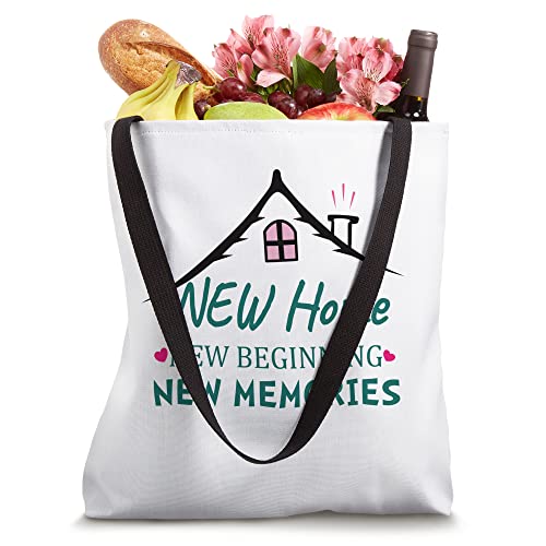 Bolsa tote para regalos de inauguración de casa, nuevo comienzo y nuevos recuerdos miniatura 4