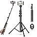 Produktbild Handy Stativ Phone Selfie Stick,131cm Leichtgewicht Wireless Selfie-Stange mit 3 in 1 Halterung und Bluetooth-Fernbedienung,Kamera Stativ für iPhone,Android,Samsung,Huawei,Smartphones