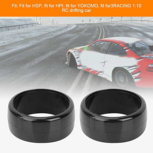 4Pcs Rc Drift Hard Tires 26Mm Rubber Rc Tire For Hsp 1:10 Rc Drifting Car Accessory(02) #TOP5