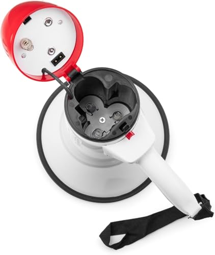 Miniatura 8 de Vonyx Meg045 Megáfono Bluetooth De 45w, Megáfono Portátil Con 1000m De Alcance, Micrófono Cb, Incluye Función De Grabación Digital, Entradas Usb Microsd Aux, Sirena Y Batería Recargable