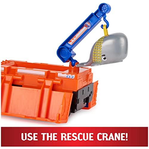 Image of Paw Patrol Big Truck Pup's Zuma Transforming Toy Truck with Collectable Action Figure|Vehicle Set with Rescue Crane|Learning-Education Activity Set|Roleplay Toy For Kids 3+|Birthday Gift|Made In India