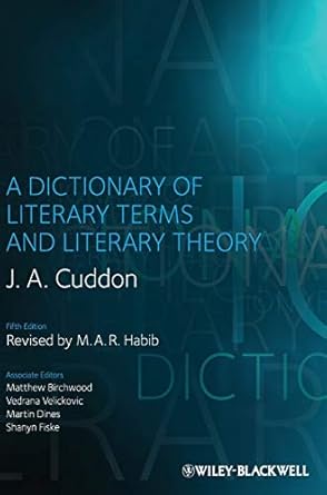 Amazon.com: A Dictionary of Literary Terms and Literary Theory ...