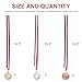 strongzhuo 3pcs Gold Silver Bronze Award Medals with Ribbon Winner Awards Olympic Style for Sports Meeting Sports Events