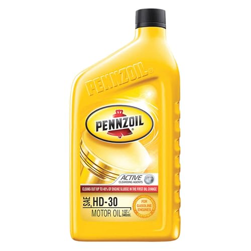 Motor Oil, Bottle, 1 qt., 30W