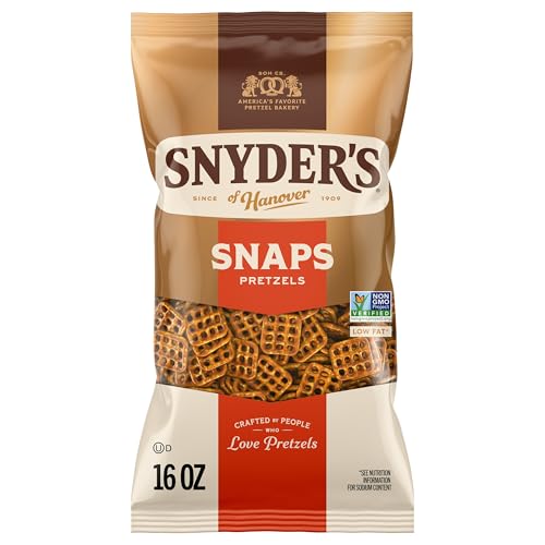 Snyder's Of Hanover Snaps Pretzels, 16 Oz Bag