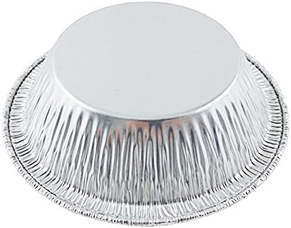 D&W Fine Pack A90 3 3/8" Aluminum Foil Tart Pan Disposable Baking Mini-Pie Plate Tin (Pack of 250)