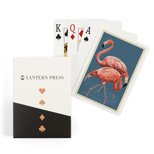 Baraja de 52 cartas Flamingo, tamaño poker