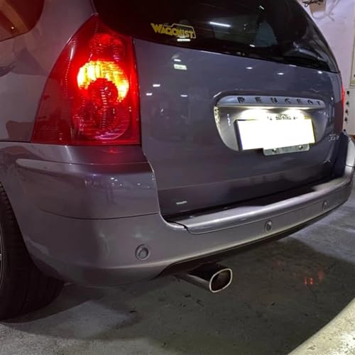 Luz matrícula LED Citroen C3 C4 C5 recambio placa 2000 a 2012 6