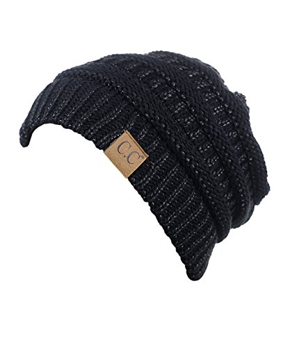 Image of Cambridge Select Thick Slouchy Knit Oversized Beanie Cap Hat