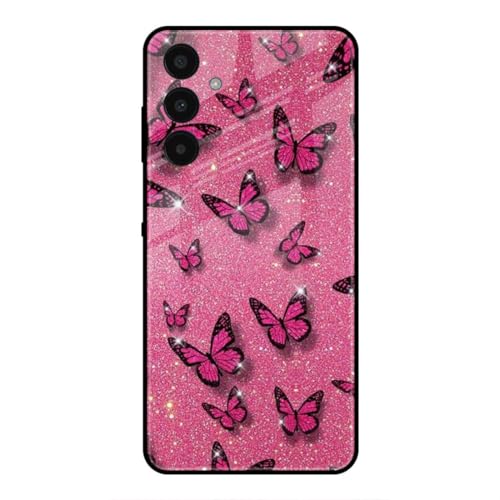 Image of SmashItUp Girl Design | Butterfly Designer Printed TPU Metal Case Mobile Back Cover for Samsung A15 5G