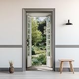 Dimensions & DIY : Le paquet comprend 2 pièces (1 lot). Dimensions de chaque panneau : 41,5 × 204 cm, pour une taille finale de 83 × 204 cm. Format en 2 parties, plus facile à manipuler et pour une installation DIY précise