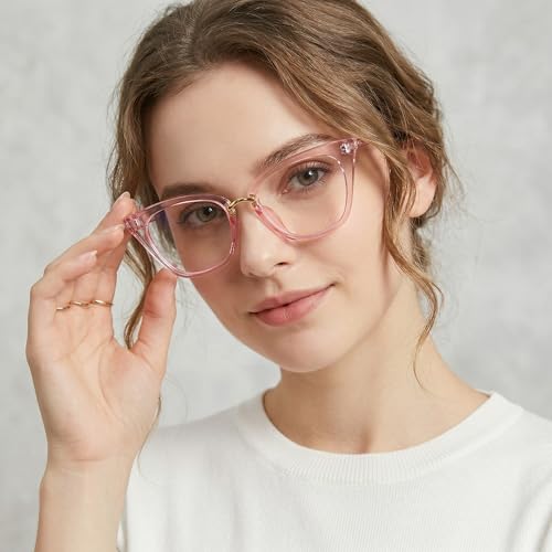 Image of Cat Eye Blue Light Blocking Glasses for Women Men, Anti-fatigue Anti UV Ray Computer Gaming Glasses