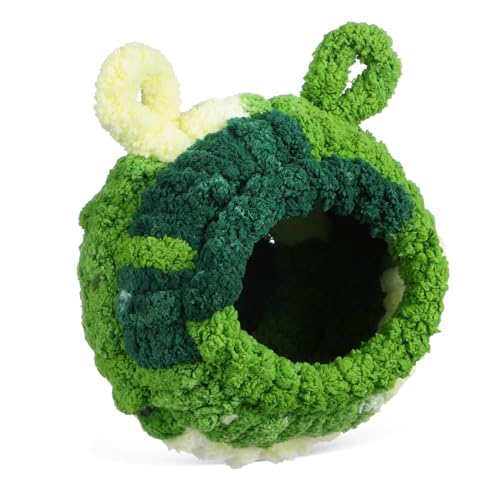 Alasum Nido de Pájaro de Peluche para Jaulas Cama de Invierno para Aves Casa de Cría y Resistente Adecuada para Diversas de Pájaros