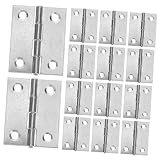 Versátiles: estas bisagras son adecuadas para una variedad de aplicaciones, desde puertas y ventanas hasta marcos de fotos, bisagras de puertas interiores, pequeñas bisagras plateadas