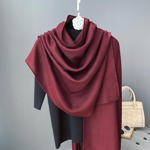 Image of Viscose Scarf for Women | Lightweight & Long | Stole for Women - Stylish Design | Neck Scarf, Hair Scarf, & Head Scarf for Women & Girls | All Season Accessory