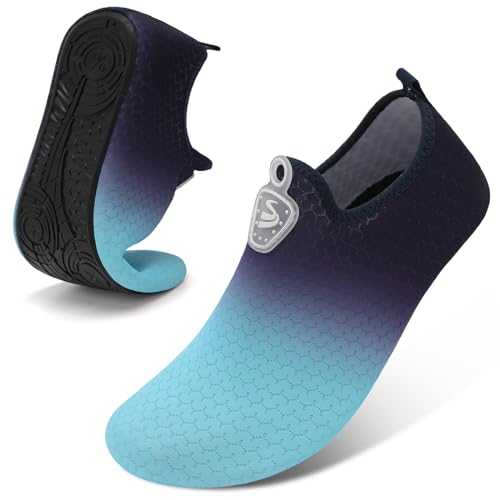 Image of Spesoul Womens Mens Water Shoes Quick Dry Beach Swim Shoes Barefoot Aqua Socks Outdoor Sand Socks for Pool River Diving