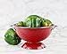 Calypso Basics by Reston Lloyd Powder Coated Enameled Colander, 3 Quart, Red