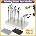 1Set Modeling Tools Clip Sticks Magnetic Bendable Stand Base(Silver)