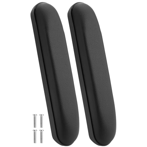 YIBEICO 2PCS Heavy Duty Full Length Padded Armrest fit for Vive Wheel Mobility Scooter, Replacement Arm Pad Parts (Sponge Arm Pad)