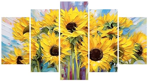 Diamond Painting Tournesol Géant pour Métamorphoser votre Salon : Kit Broderie Adulte 225x135cm