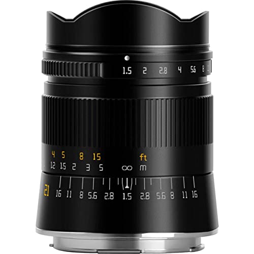TT Artisan Leica L Sigma Panasonic Mount Objectif Grand Angle 21 mm F1.5 ASPH Noir Cover