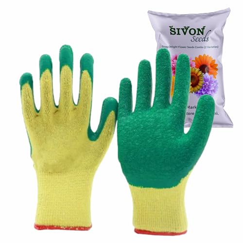 Image of SIVON Comfortable Gardening Hand Gloves | Heavy Duty Gloves for Gardening & Farming | Cut Resistant Farming Gloves for Nursery Plants