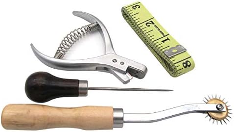 ckpsms Brand- Pattern Designer Set - NOTCHER+AWL+TRACING Wheel+Tape Measure image 4