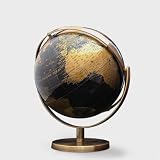 Iron & Glory Black & Gold Vintage Globe