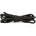 DailyShoes Round Hiking Boot Shoelaces, Solid Black,36" INCH (91 cm)