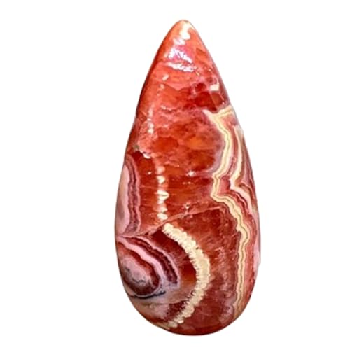 Rhodochrosite naturelle poire 34x15x6mm cabochon GH_NAT_05562 pour bijou