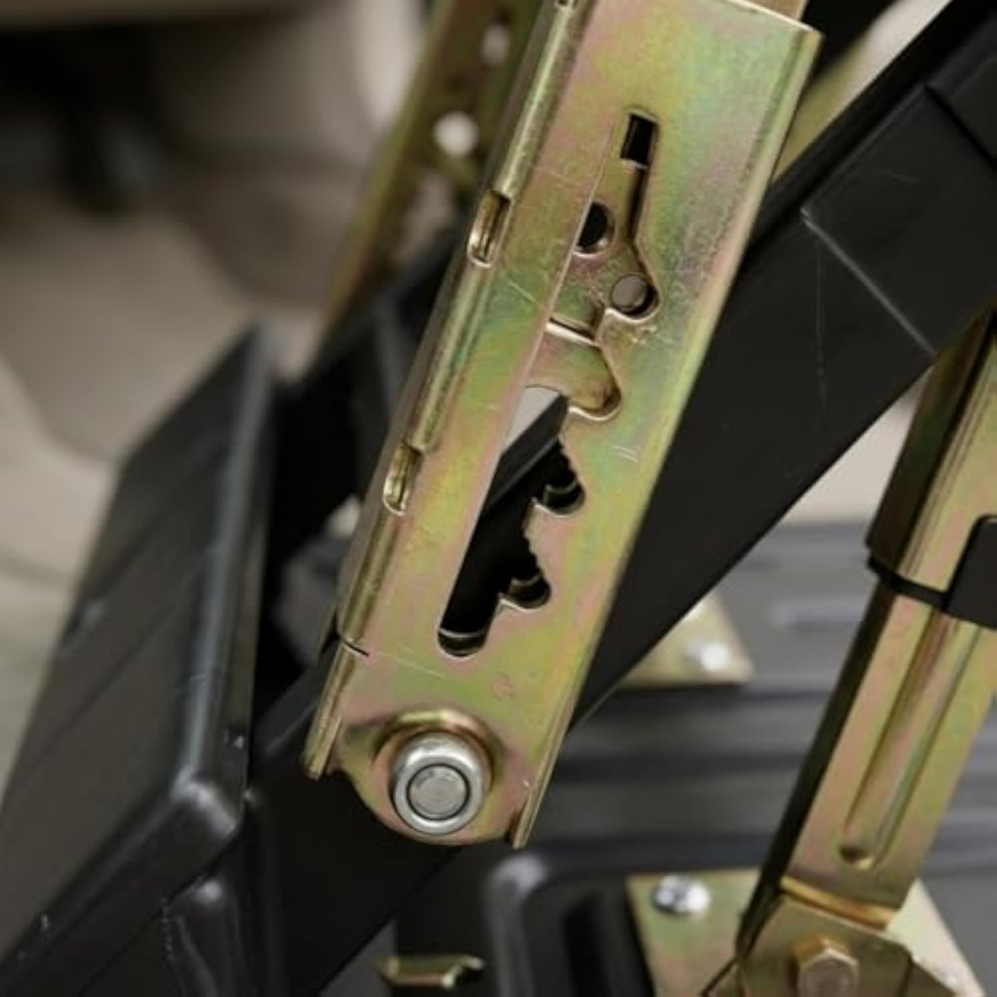 Compact Car Seat Footrest Metal Frame