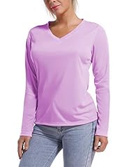 V Neck L/S_purple