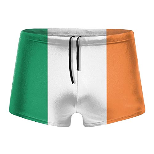 Men'S Moroccan Flag Swimwear Boxer Briefs Swim Trunk Triangle Thong Bikini Swimsuit
