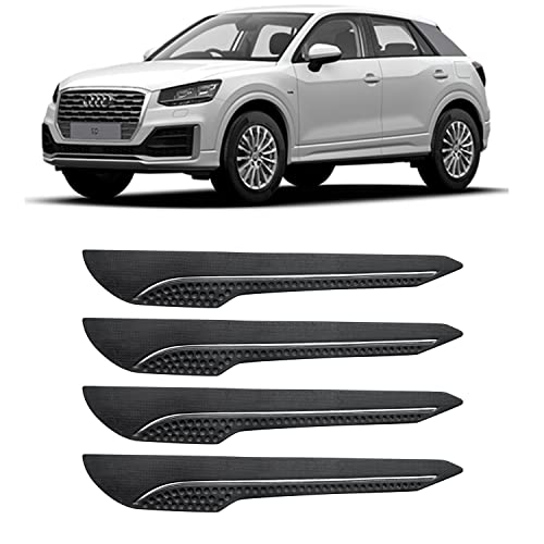 Image of AOSIS-Car Bumper Protector /Bumper Guard for Audi Q2 with Single Chrome Stripe (4-Pcs)