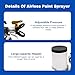 Airless Paint Sprayer,1600W High Pressure Efficiency Airless Stand Sprayer for Home Interior, Exterior, Commercial Use, DIY Handyman-Professional Contractor Grade Spray Paint Machine