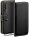 Produktbild moex Book Case für Huawei nova 5T Handyhülle mit Kartenfach, Hülle klappbar 360 Grad Schutzhülle, Klapphülle Flip Case Cover, PU Leder Handytasche Lederhülle, Schwarz