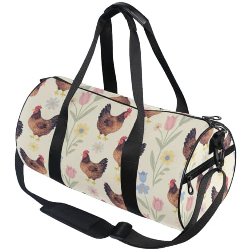 Bolsa deportiva redonda para hombres y mujeres ideal para fitness y gimnasio